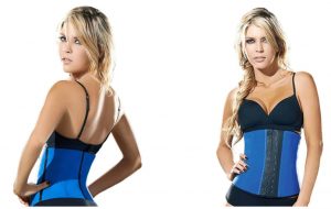 a model in Ann Chery Women’s Faja Deportiva Workout Waist Cincher