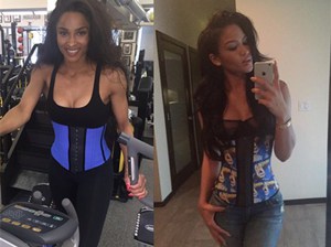 A waist training star - Ciara