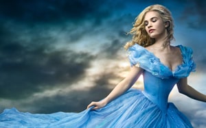 The Cinderella from the movie