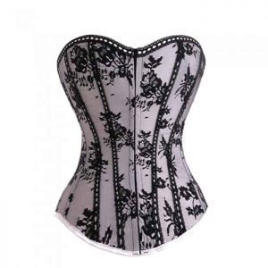 Classic pattern waist corset