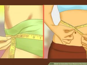 Waist to hip ratio calculation