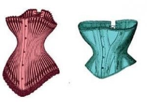 Corset and bustier styles