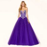 Purple costume ball corset dress