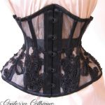 Couture Lace Appliqués Mesh Underbust