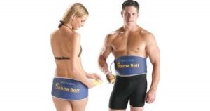 Both woman and man use sauna belts.