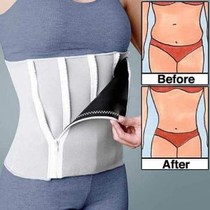 Slimming belt before and after